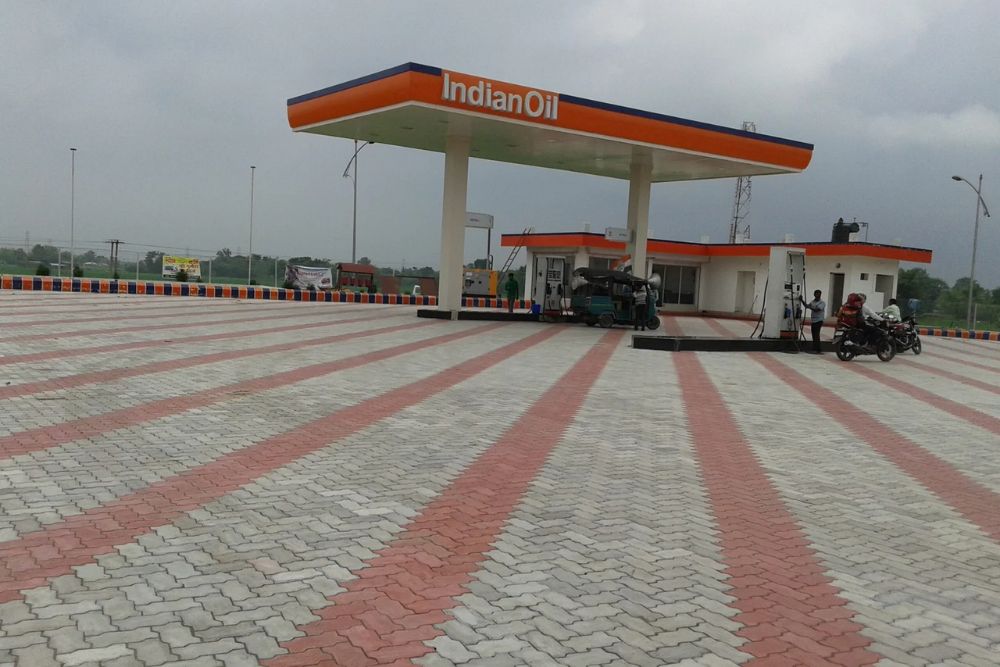 Petrol Pump / Fuel Station Paving Services in Bangalore